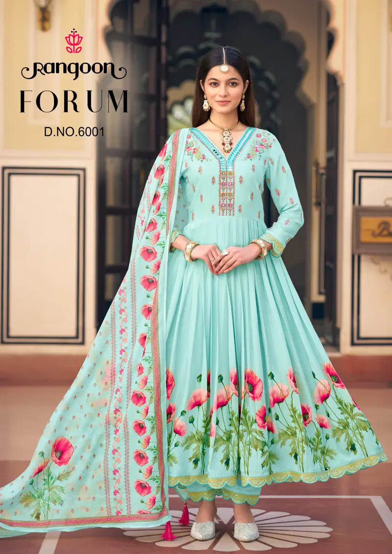 Forum By Rangoon Muslin Digita Kurti Bottom With Dupatta Suppliers In India
